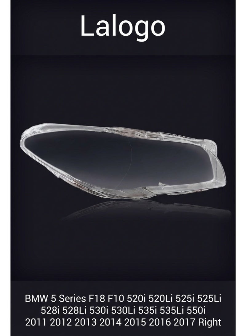 Headlight Lens Cover for BMW 5(High Spec) 528i 530i 535i 535i 550i 2011 2012 2013 2014 2015 2016 2017 Right-QDDZ-11BM5XHR